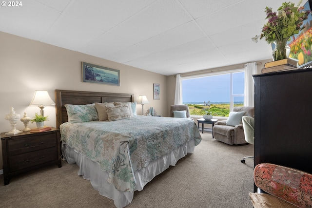 bedroom featuring carpet floors