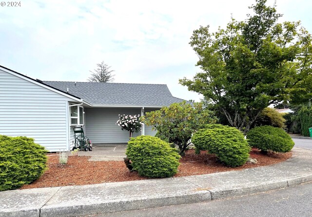 view of front of home