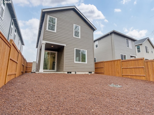 view of rear view of house