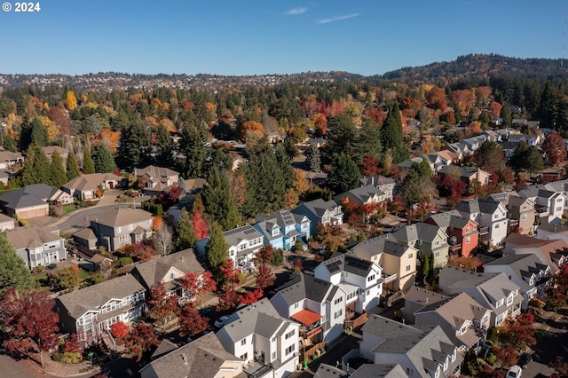 10909 SW Adele Dr, Portland, OR 97225 - aerial view of residential area with a forest