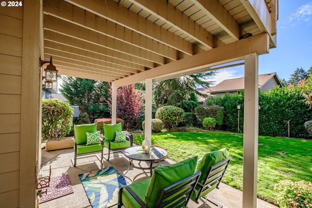 view of patio