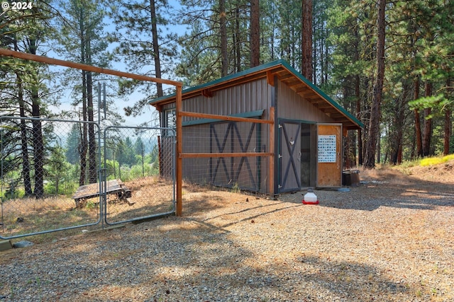 view of outbuilding