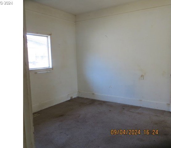 empty room featuring carpet floors