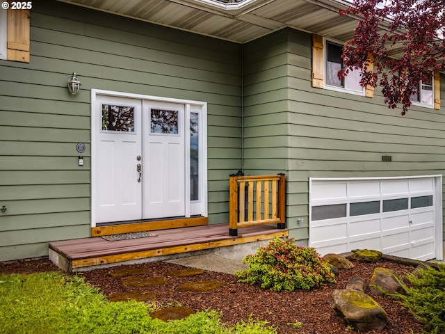 15836 SW Division St, Sherwood, OR 97140 - property entrance with a garage