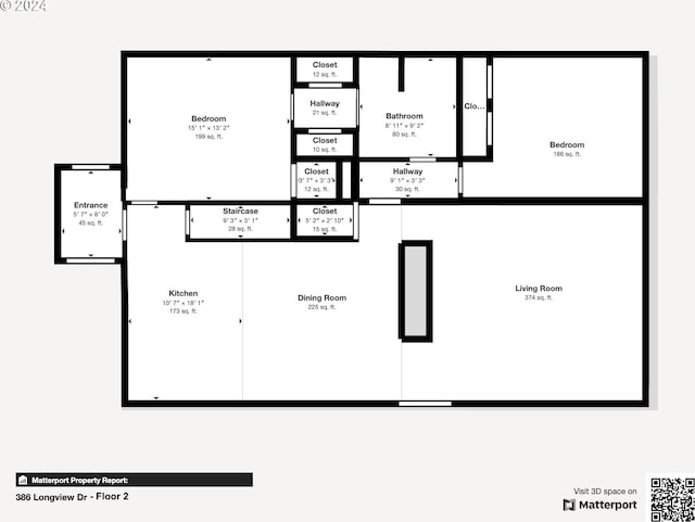 386 Longview Dr, Elkton, OR 97436 - floor plan / room layout
