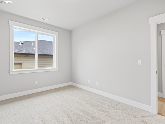 2891 NE Currin Creek Dr, Estacada, OR 97023 - unfurnished room featuring visible vents, baseboards, and carpet floors