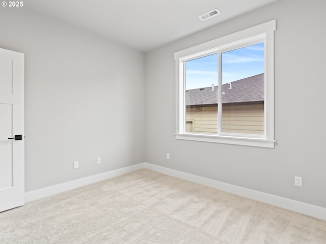 2891 NE Currin Creek Dr, Estacada, OR 97023 - empty room featuring baseboards, visible vents, and carpet floors