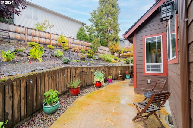 view of patio