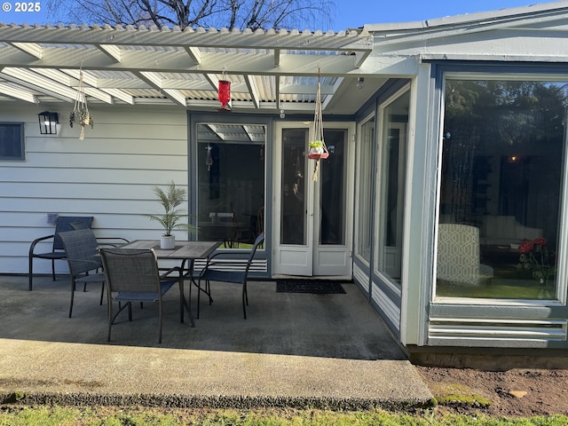 view of patio