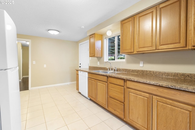 213 Engle Ave, Molalla, OR 97038 - kitchen featuring white appliances and light tile patterned flooring