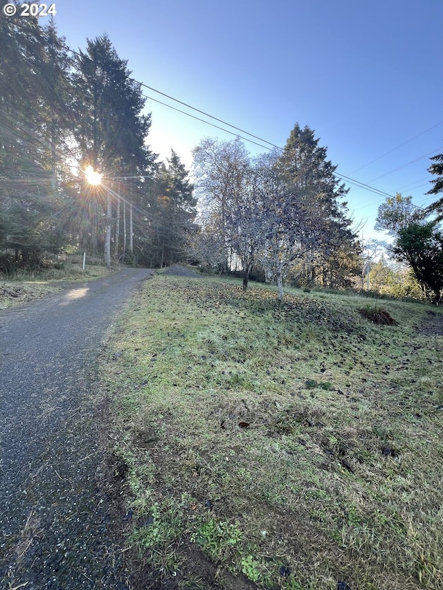 view of road