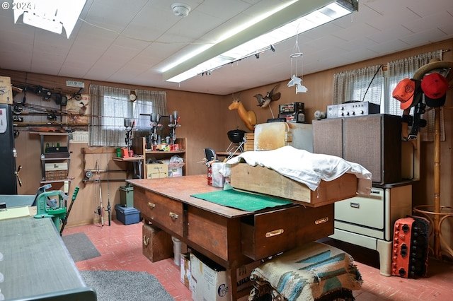22726 Cedar Grove Rd, Clatskanie, OR 97016 - rec room with tile patterned floors
