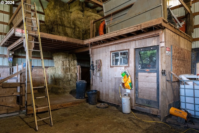 view of horse barn