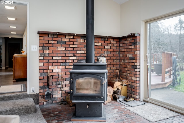 22726 Cedar Grove Rd, Clatskanie, OR 97016 - detailed view of a wood stove