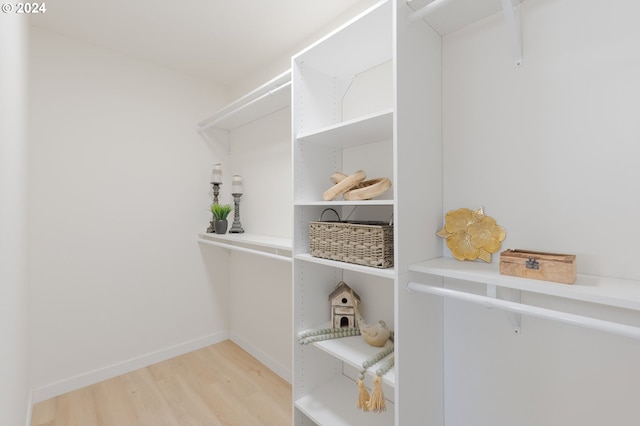 interior space with light hardwood / wood-style floors