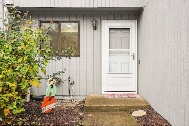 view of entrance to property