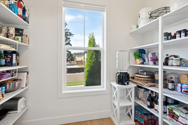 view of pantry