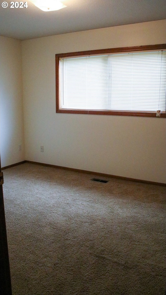 spare room with carpet flooring