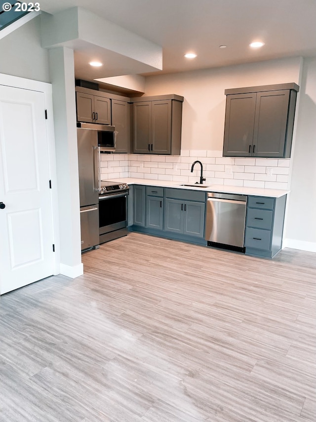 empty room with hardwood / wood-style flooring