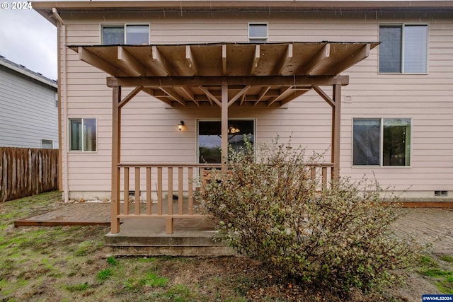 view of rear view of house