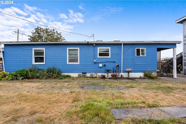 view of rear view of house