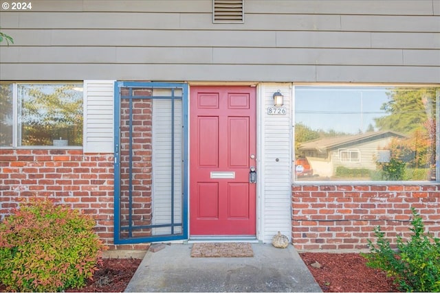 view of property entrance