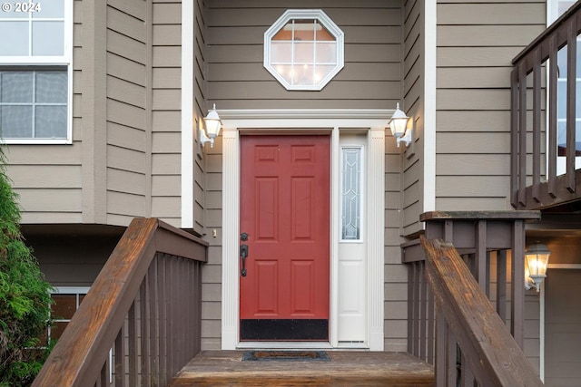 view of entrance to property