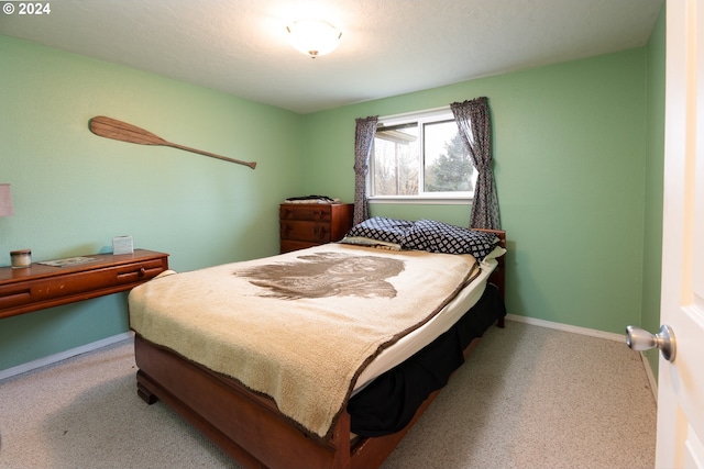 bedroom with carpet flooring