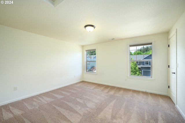 unfurnished room featuring carpet