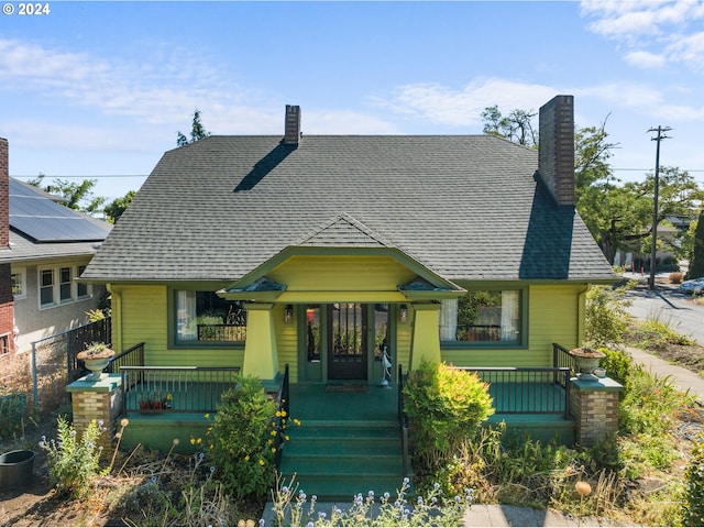 bungalow-style house featuring a porch