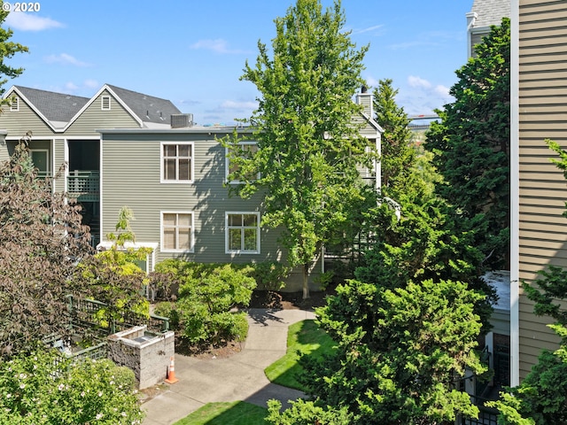 view of back of property