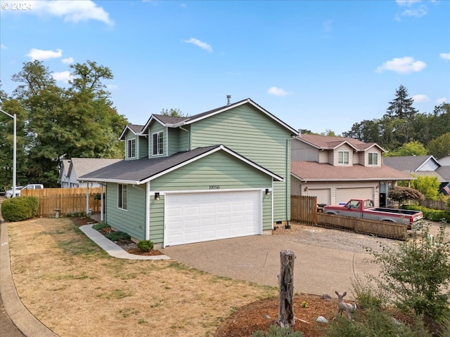 view of front of house with a front yard