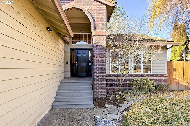 view of property entrance