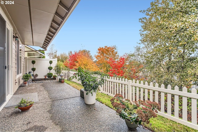 view of patio