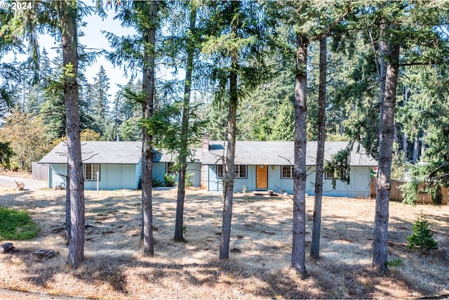 view of ranch-style house