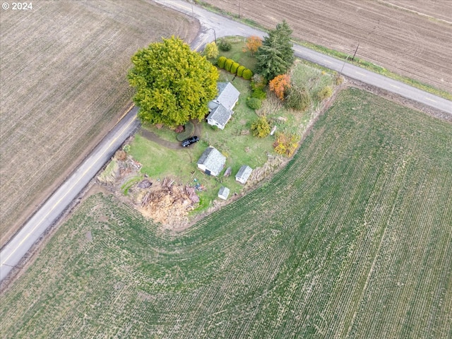 drone / aerial view featuring a rural view