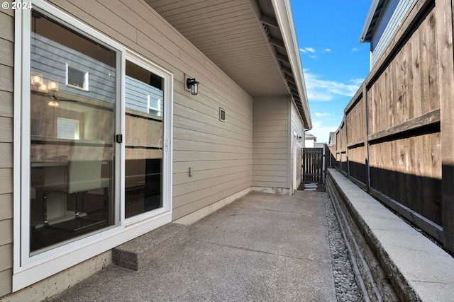 view of patio