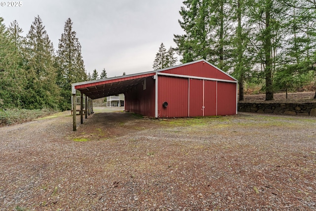 view of outbuilding