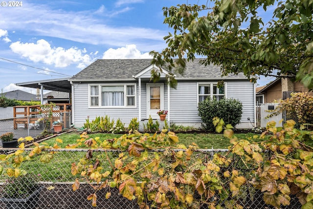 view of bungalow-style house