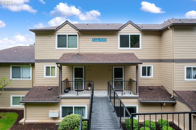 view of rear view of property