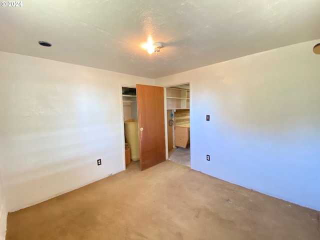 unfurnished room with light colored carpet