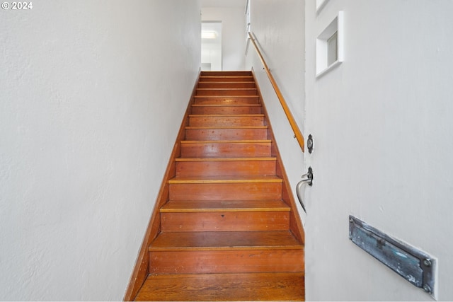 view of staircase