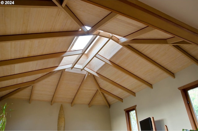 2275 Floral Hill Dr, Eugene, OR 97403 - details featuring beamed ceiling