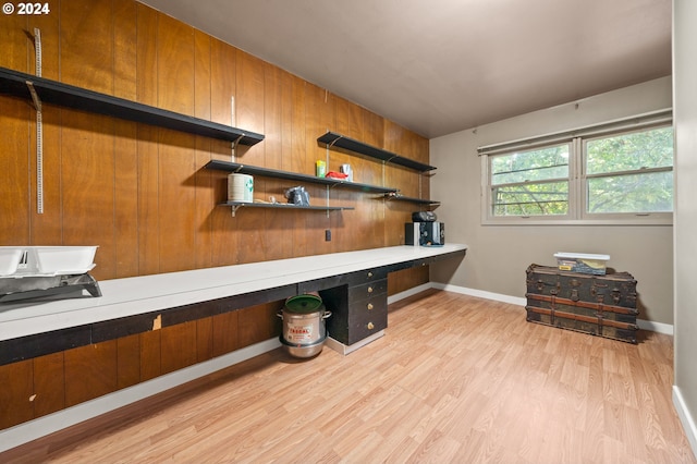 misc room featuring light hardwood / wood-style flooring