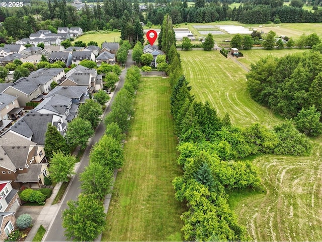 5898 SE Thornapple St, Hillsboro, OR 97123 - aerial perspective of suburban area featuring a tree filled landscape