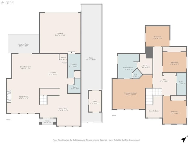 5898 SE Thornapple St, Hillsboro, OR 97123 - home floor plan
