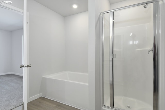 bathroom with walk in shower