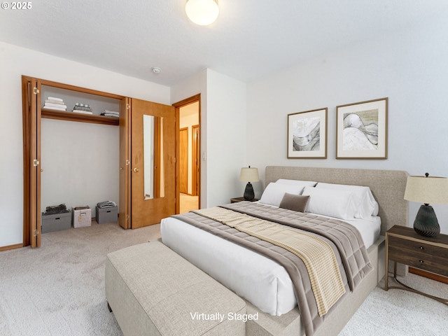 4196 SE Pinehurst Ave, Milwaukie, OR 97267 - bedroom with light carpet and a closet