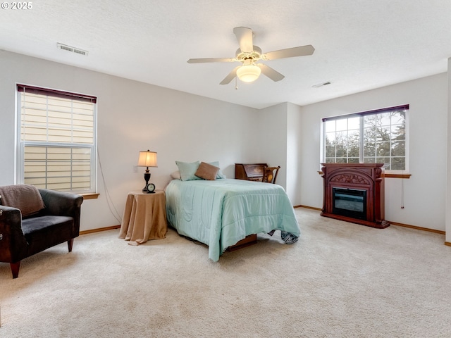 4196 SE Pinehurst Ave, Milwaukie, OR 97267 - bedroom with carpet flooring, baseboards, and a ceiling fan