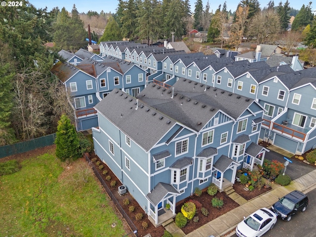 bird's eye view featuring a residential view